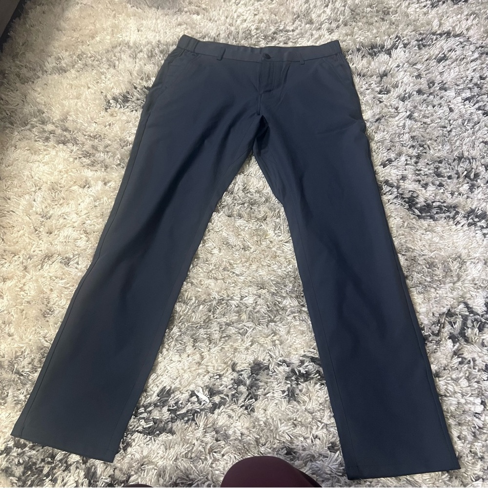 Men's Elegant Navy Dress Pants